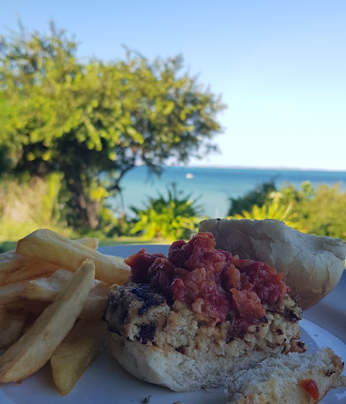 lanche na piscina