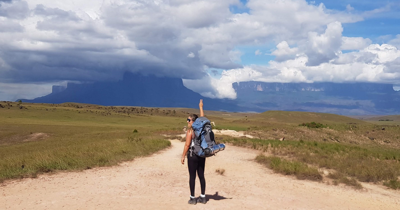 Mulher fazendo o Trekking do Monte Roraima