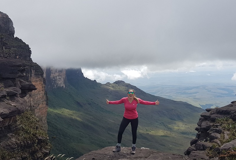 Dia 03 do trekking - chegando ao topo do Monte Roraima