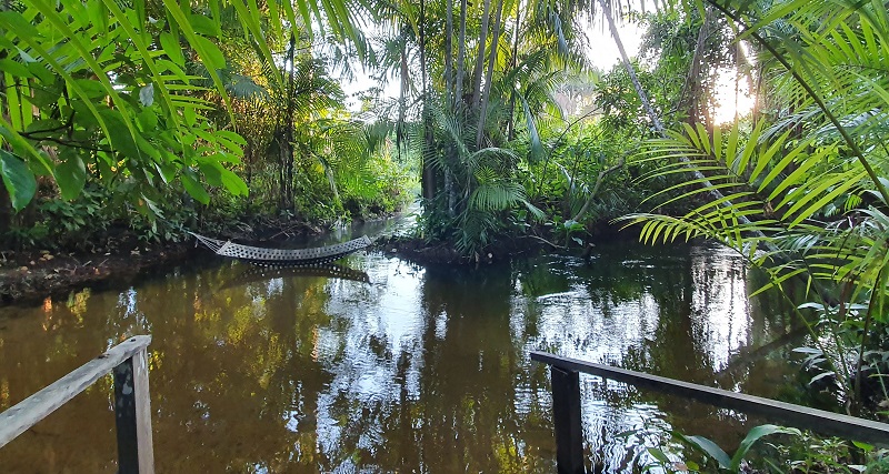 Rio dentro do Rancho das Estrelas 